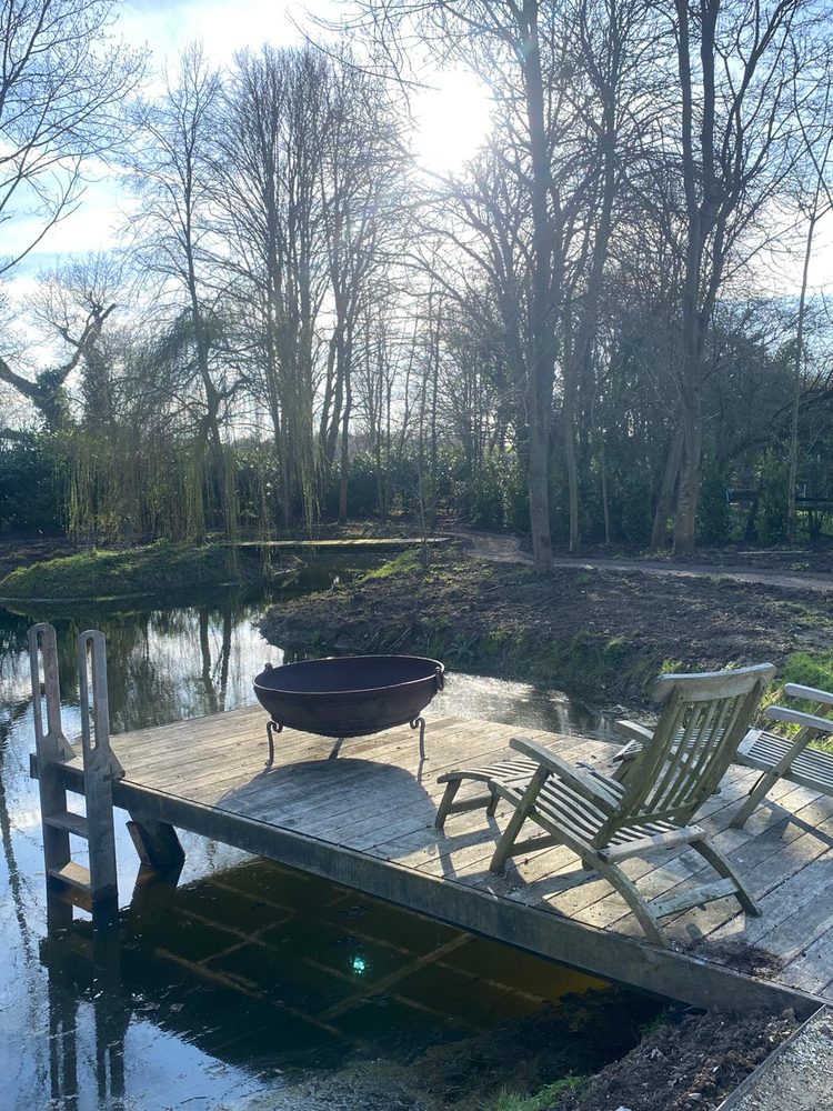 Lakeside Jetty & Decking — image 3 of 3, Eastscape landscaping in Suffolk
