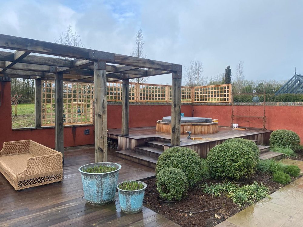 Lakeside Sauna & Pathways — image 7 of 7, Eastscape landscaping in Suffolk