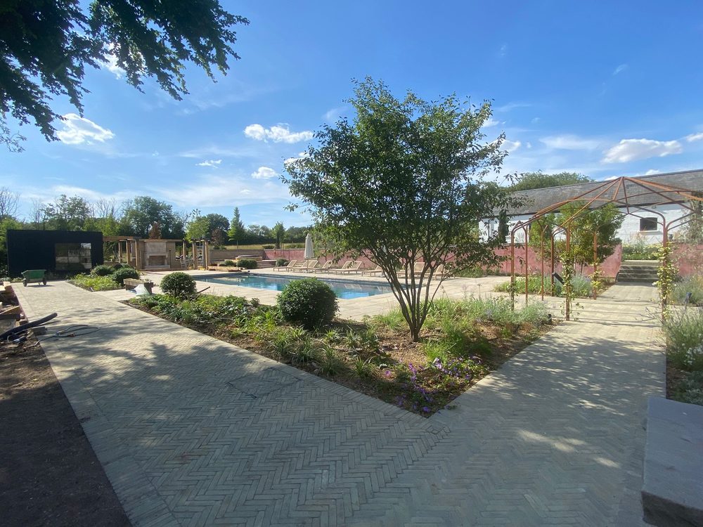 Walled Pool Garden — image 5 of 9, Eastscape landscaping in Suffolk